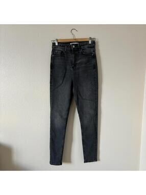 Zara Women's Grey and Black High Rise Super Skinny Jeans Size 27 (US 4)
